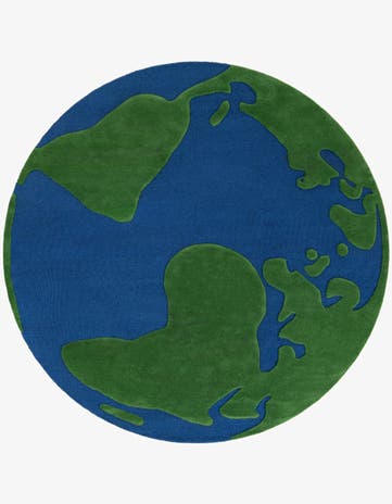 7' 10 x 7' 10 Playtime Kids Wool Freeform Rug