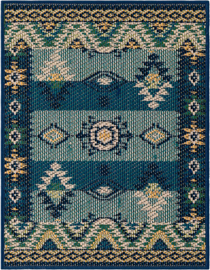 Detail image of 2' x 3' Easy-Clean Baja Indoor / Outdoor Rug