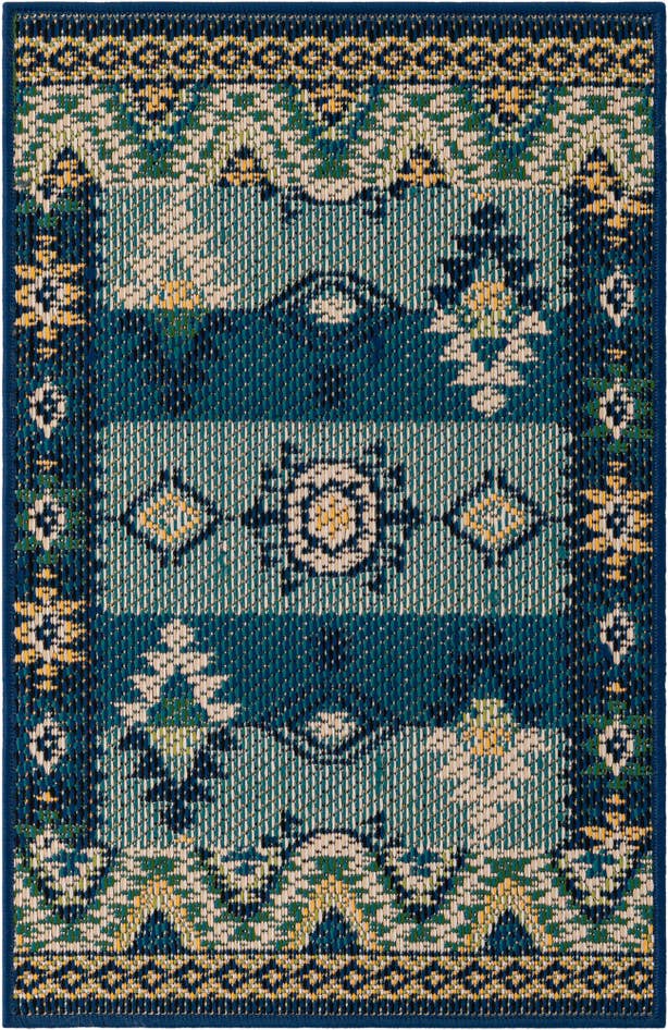 Detail image of 2' x 3' Easy-Clean Baja Indoor / Outdoor Rug
