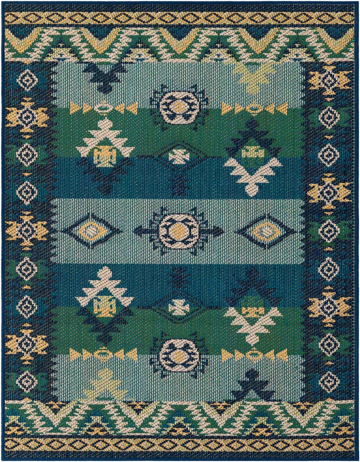 Detail image of 4' x 6' Easy-Clean Baja Indoor / Outdoor Rug