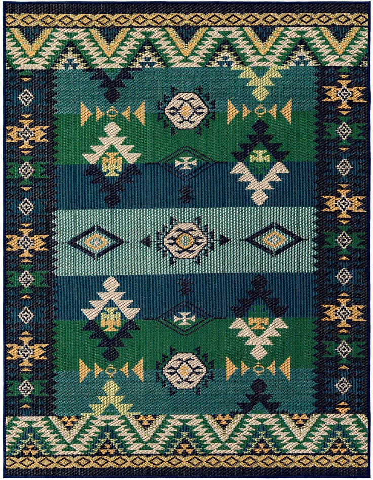 Detail image of 5' 3 x 8' Easy-Clean Baja Indoor / Outdoor Rug
