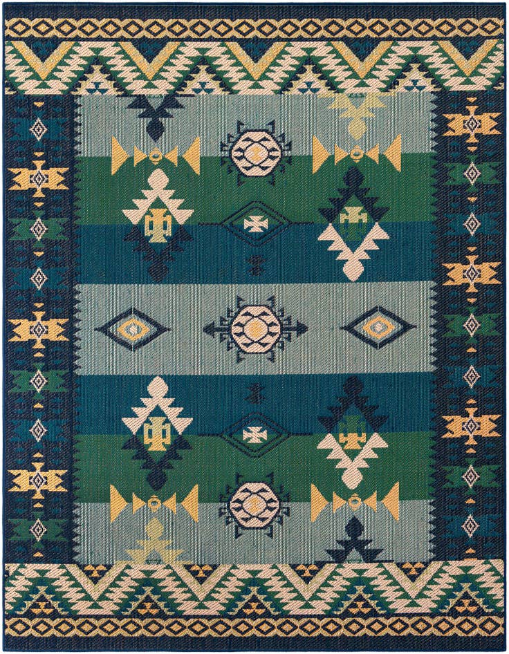 Detail image of 7' 10 x 10' Easy-Clean Baja Indoor / Outdoor Rug