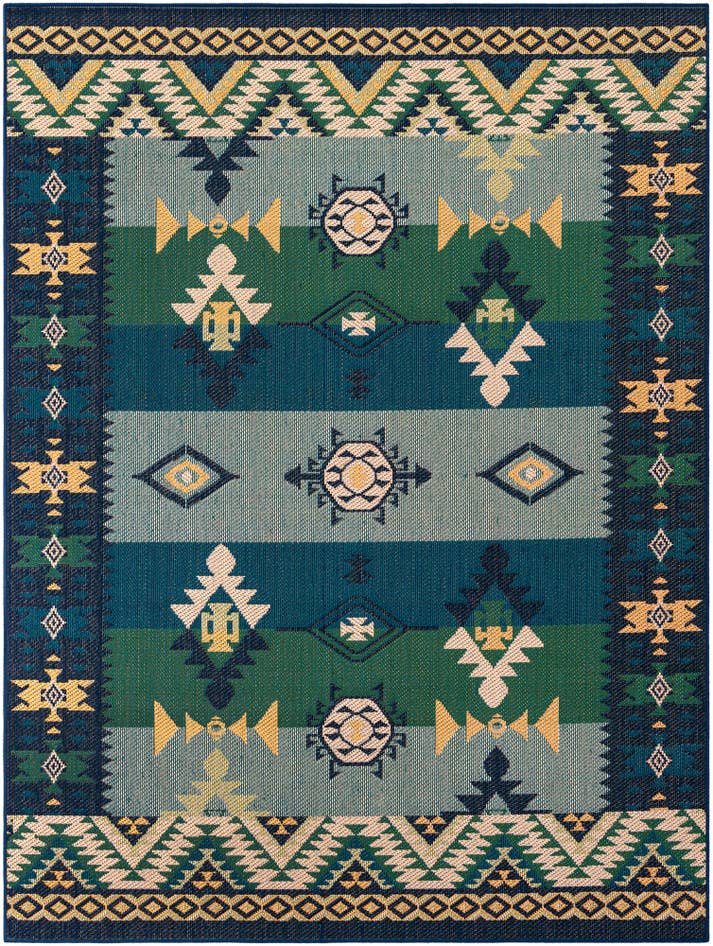 Detail image of 7' 10 x 10' Easy-Clean Baja Indoor / Outdoor Rug