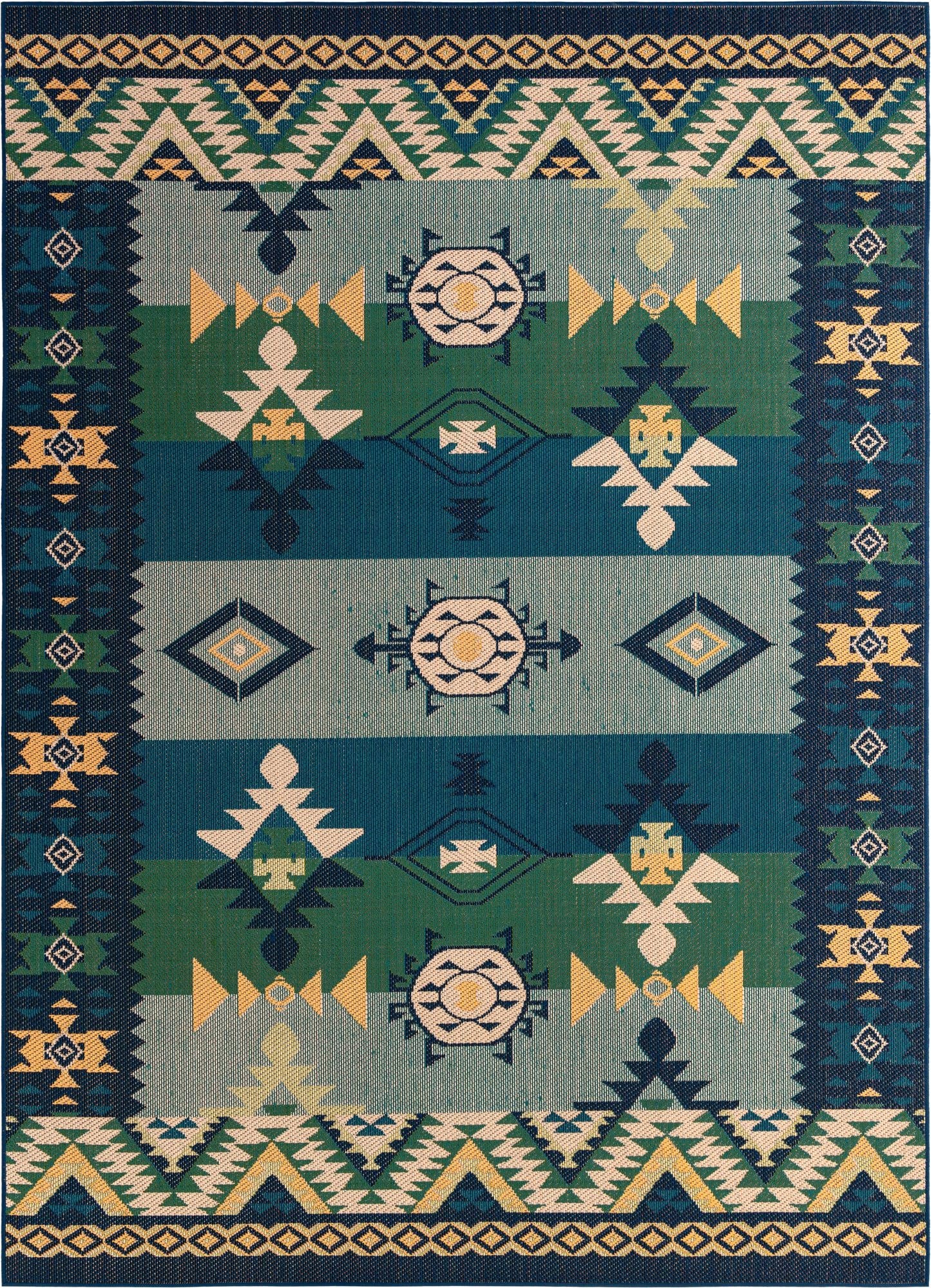 9' x 12'  Washable Baja Indoor / Outdoor Rug