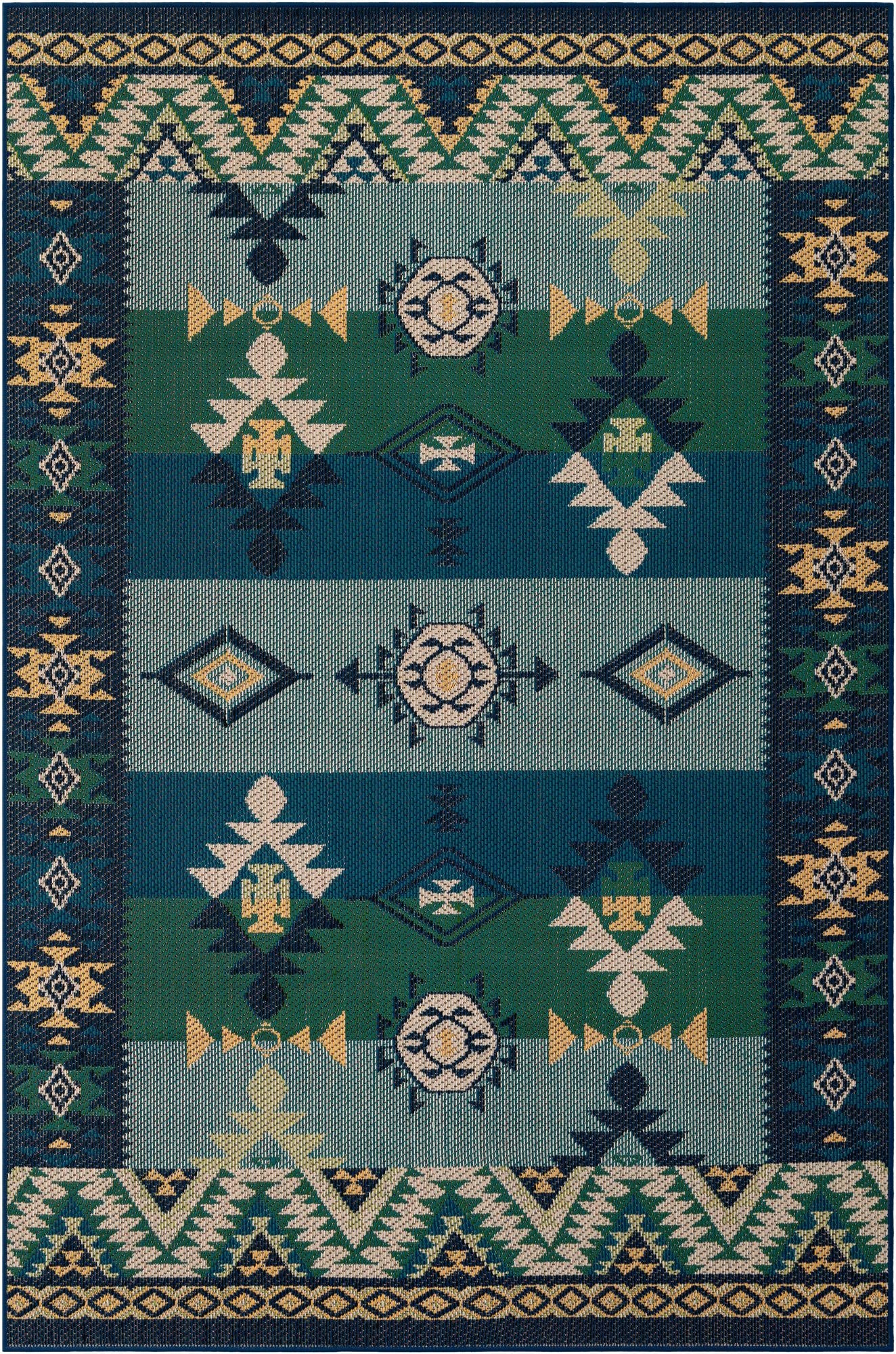 6' x 9'  Washable Baja Indoor / Outdoor Rug