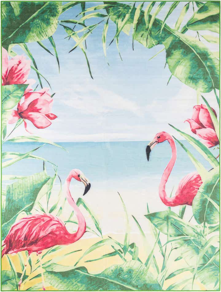 9' x 12' Easy-Clean Jill Zarin Caribbean Indoor / Outdoor Rug