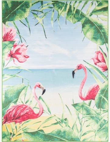 9' x 12' Easy-Clean Jill Zarin Caribbean Indoor / Outdoor Rug