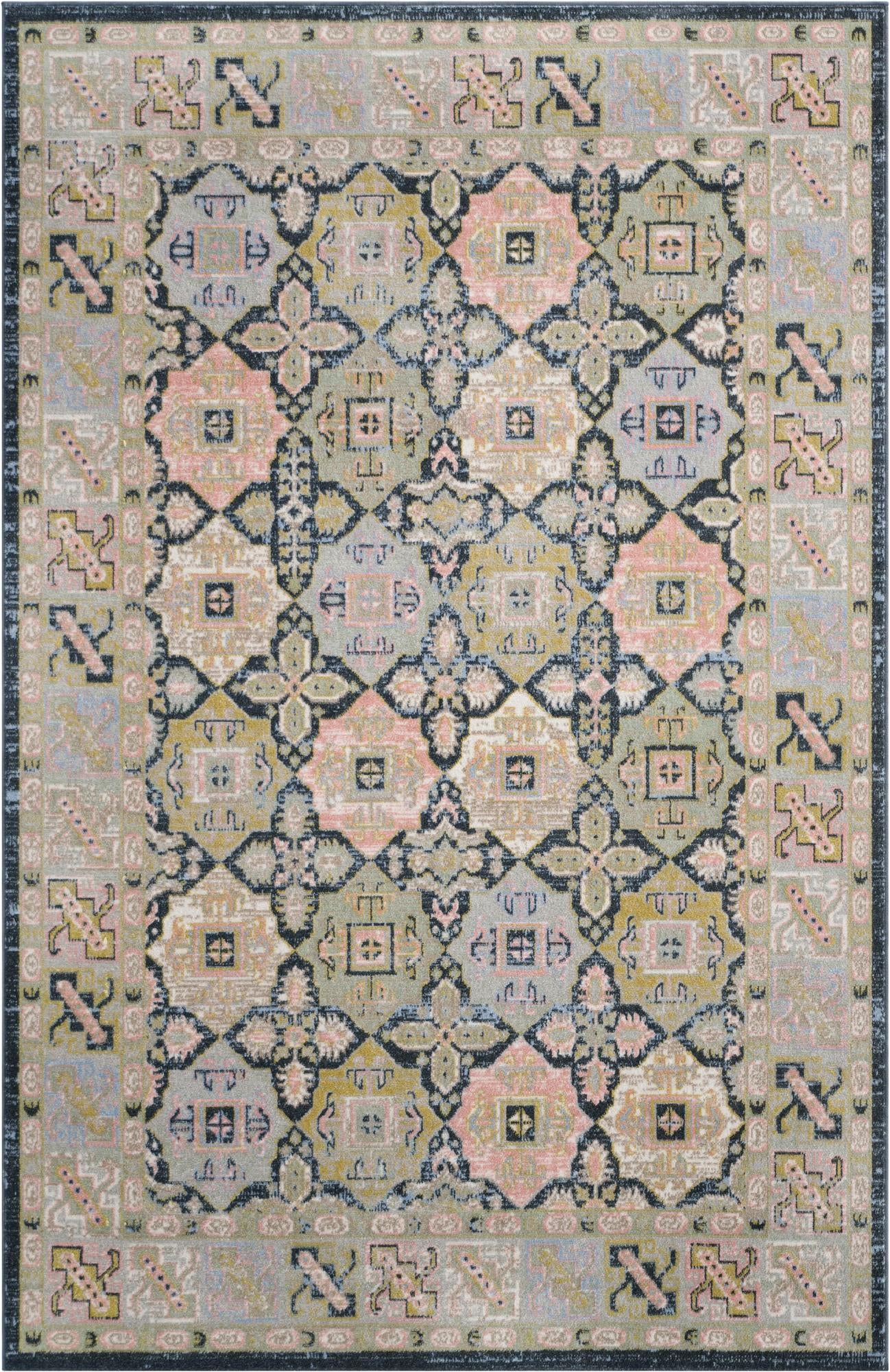 Rug Blue and Green Swatch link