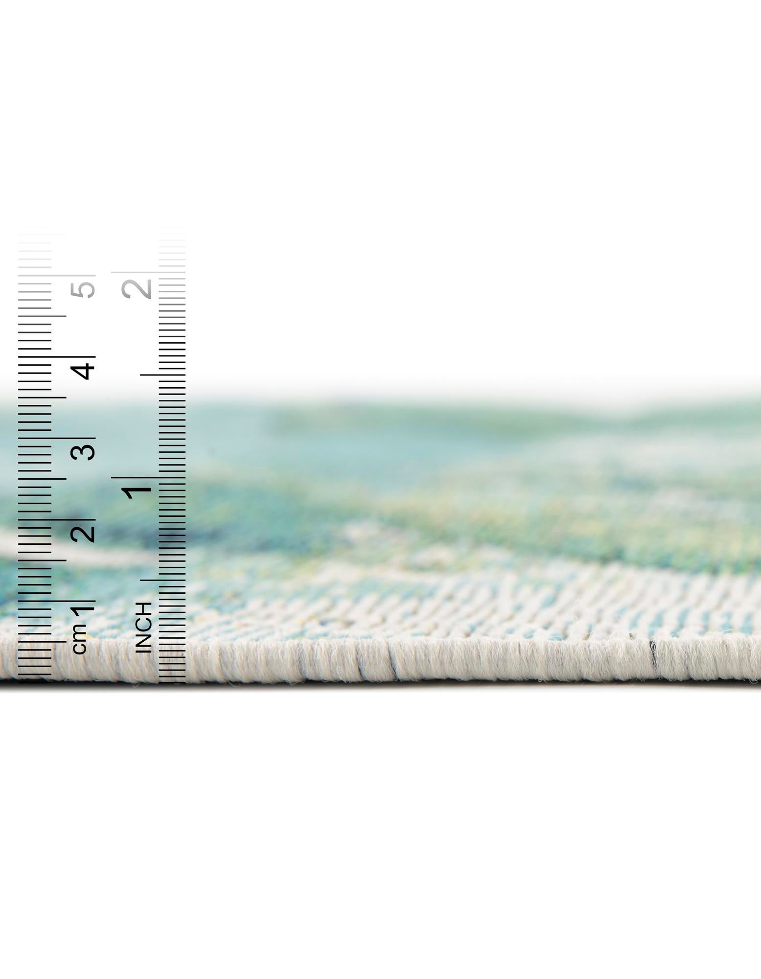 9' x 12' Easy-Clean Botanical Indoor / Outdoor Rug