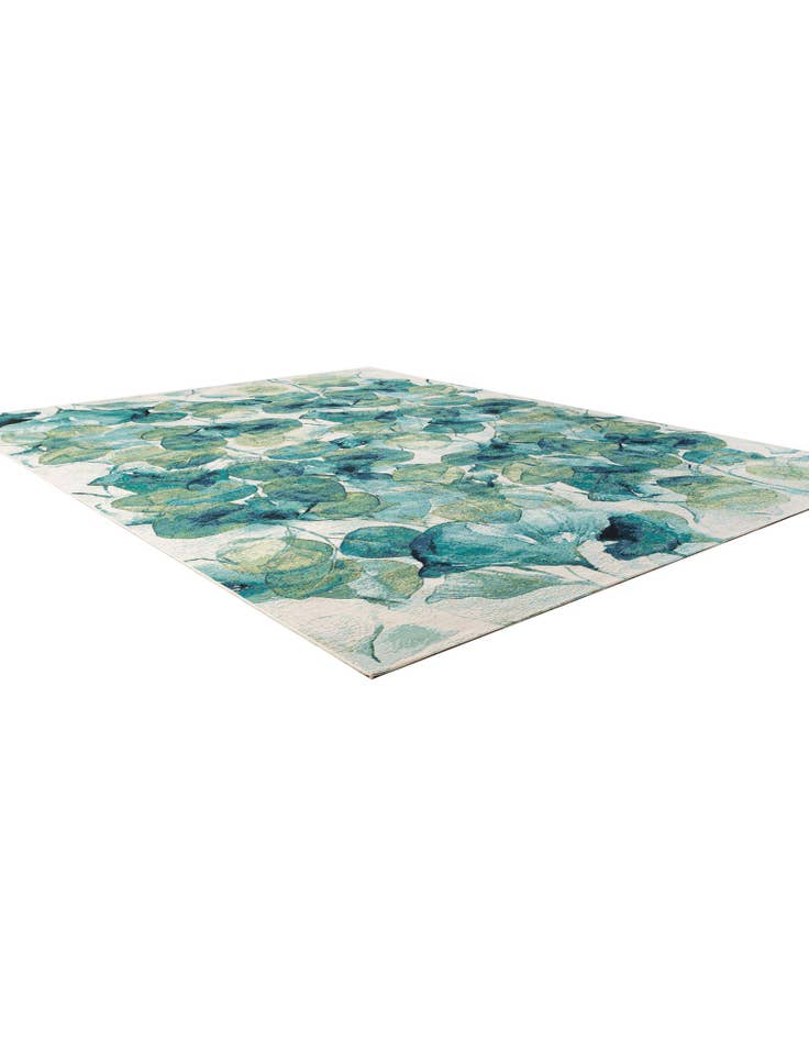 Detail image of 10' x 13' Easy-Clean Botanical Indoor / Outdoor Rug