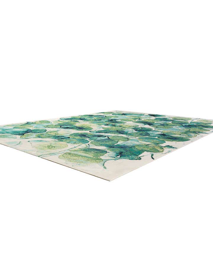 10' x 13' Easy-Clean Botanical Indoor / Outdoor Rug