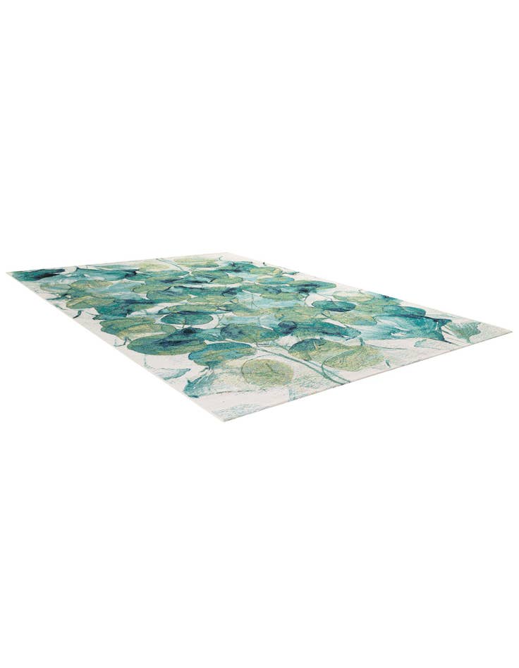 Detail image of 7' 10 x 11' Easy-Clean Botanical Indoor / Outdoor Rug