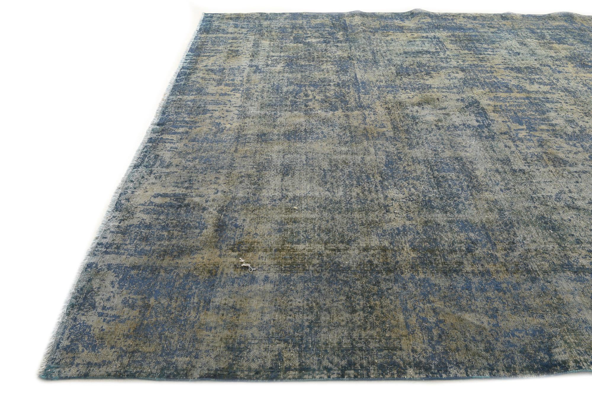 9' 7 x 12' 5 Hand Knotted Ultra Vintage Persian Wool Rug