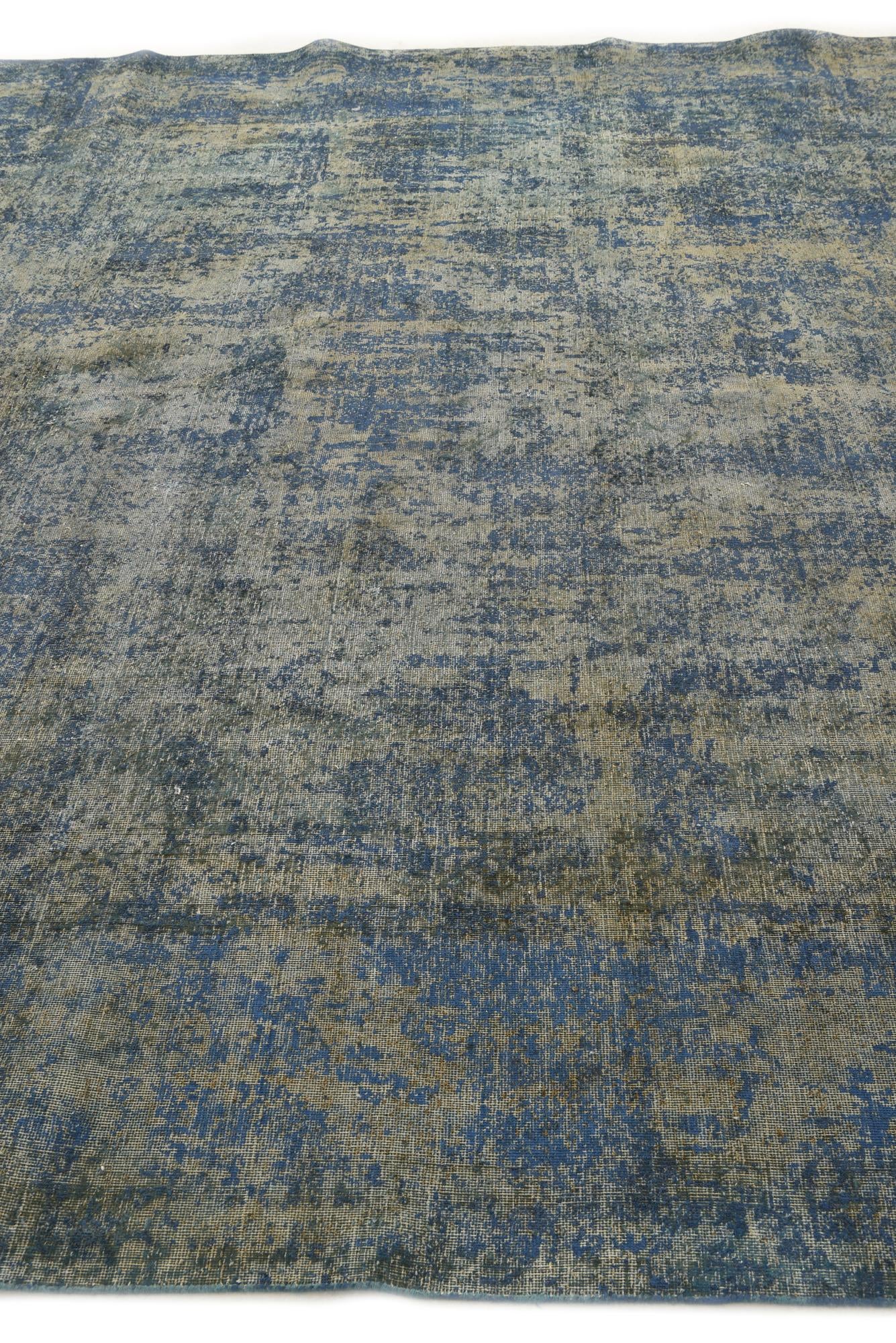 9' 7 x 12' 5 Hand Knotted Ultra Vintage Persian Wool Rug