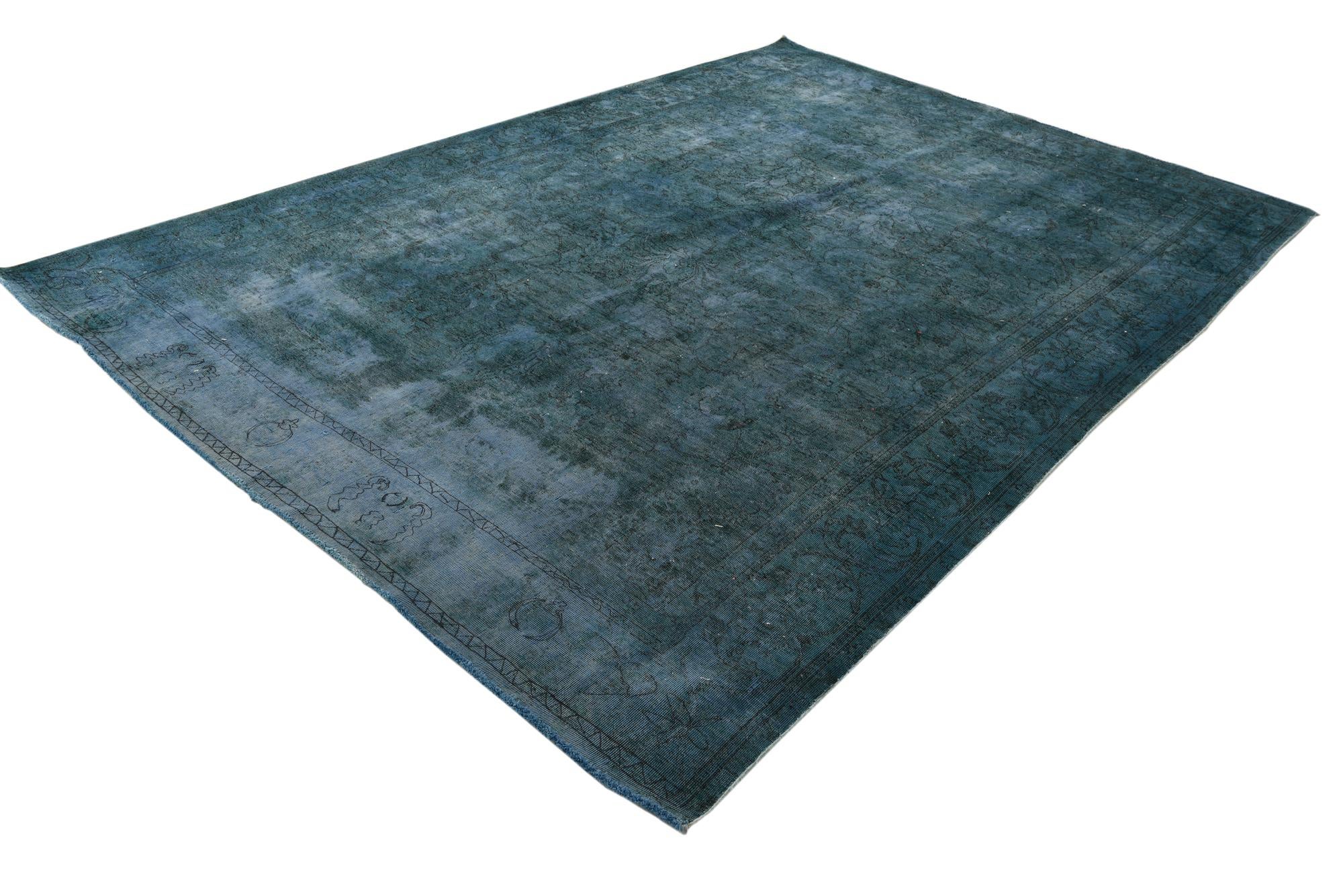 7' 8 x 10' 11 Hand Knotted Ultra Vintage Persian Wool Rug