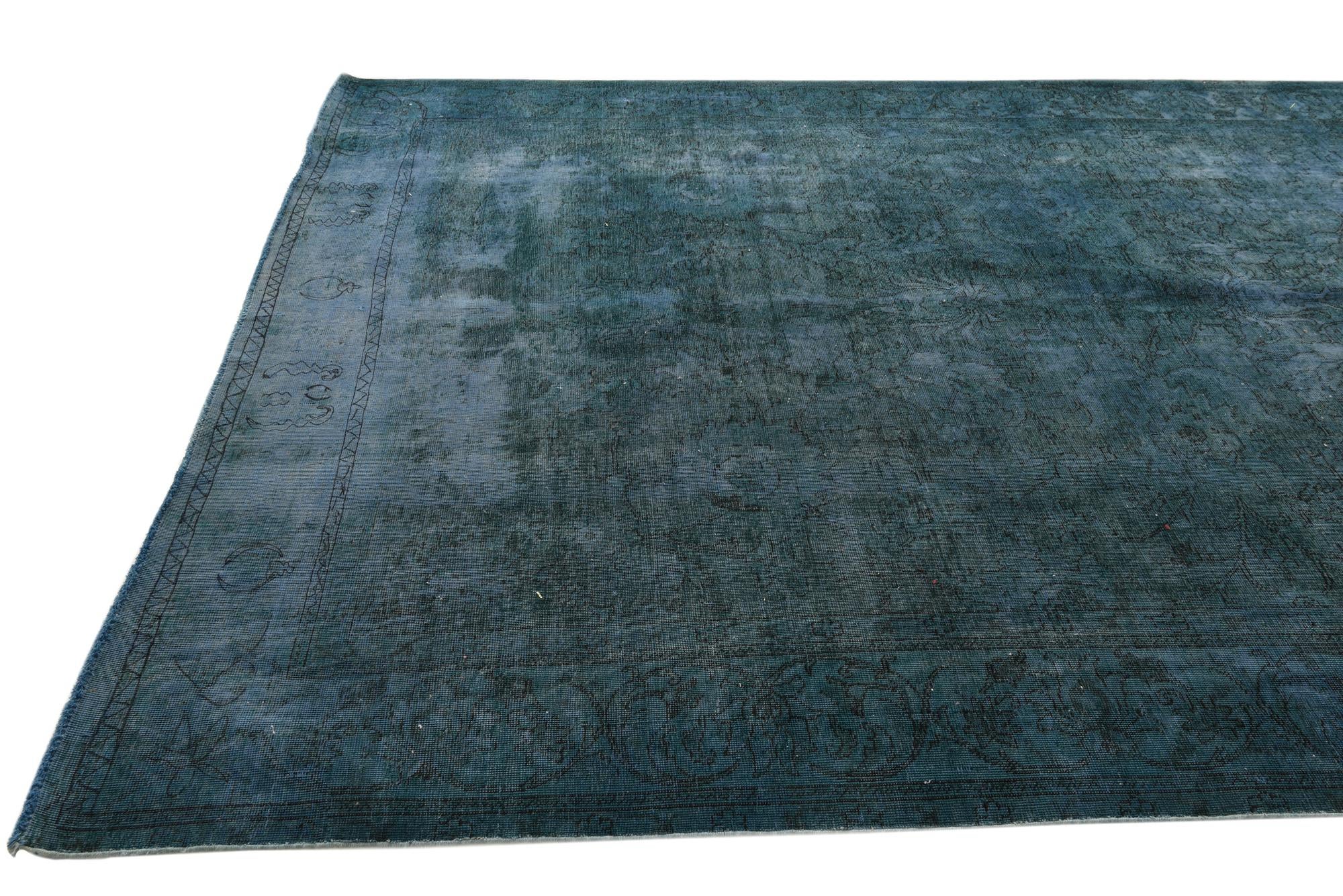 7' 8 x 10' 11 Hand Knotted Ultra Vintage Persian Wool Rug
