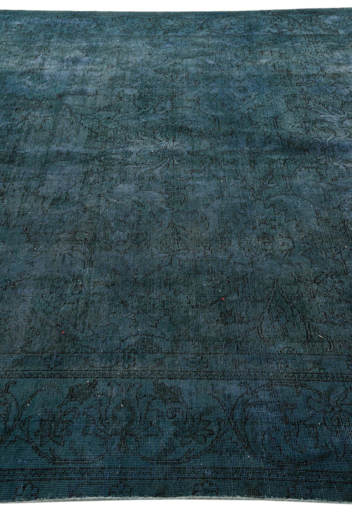 7' 8 x 10' 11 Hand Knotted Ultra Vintage Persian Wool Rug