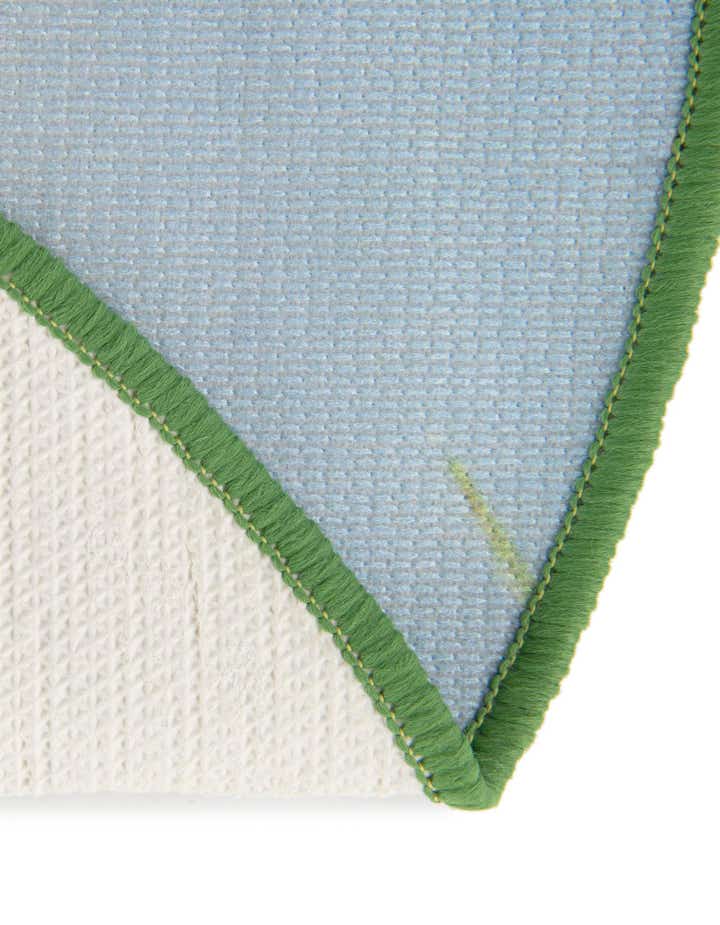 7' 10 x 7' 10 Easy-Clean Jill Zarin Caribbean Indoor / Outdoor Round Rug
