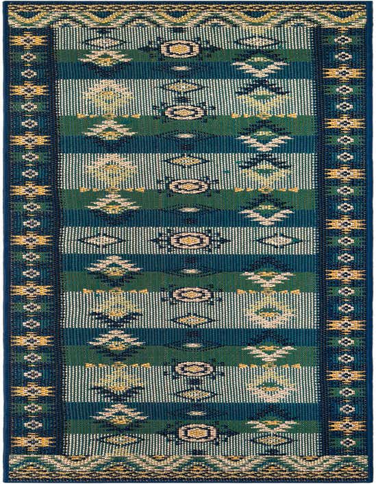 2' 7 x 10' Easy-Clean Baja Indoor / Outdoor Runner Rug