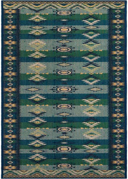 2' 7 x 12' Easy-Clean Baja Indoor / Outdoor Runner Rug