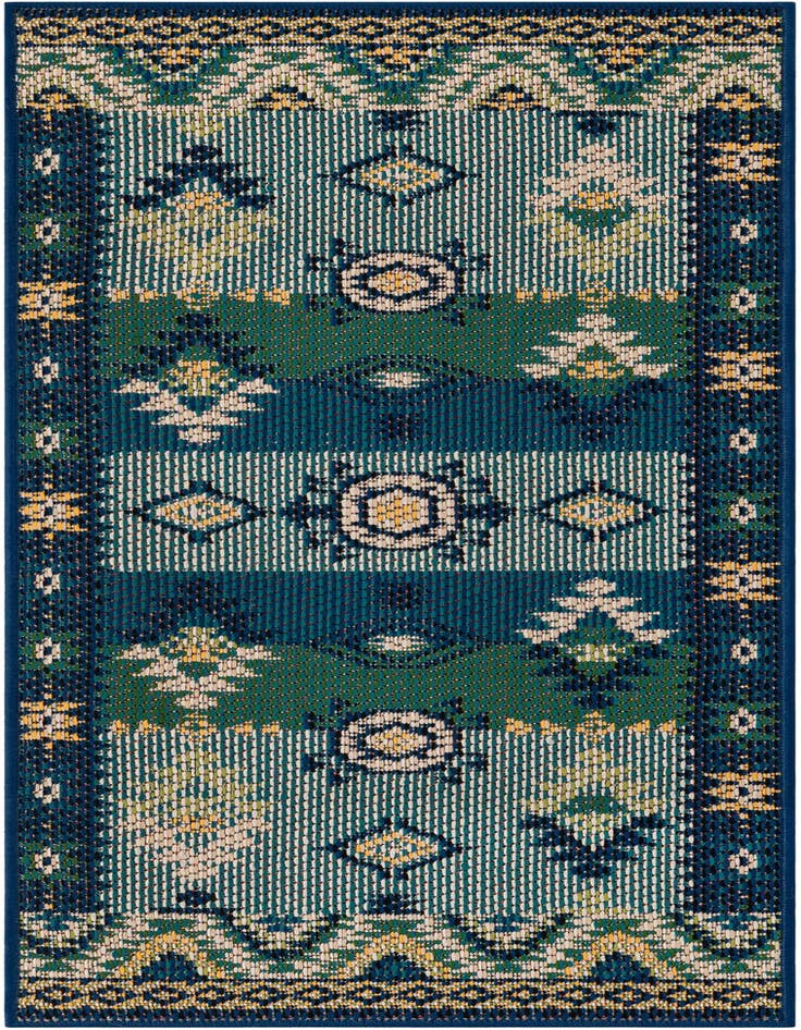 Detail image of 2' x 5' Easy-Clean Baja Indoor / Outdoor Runner Rug