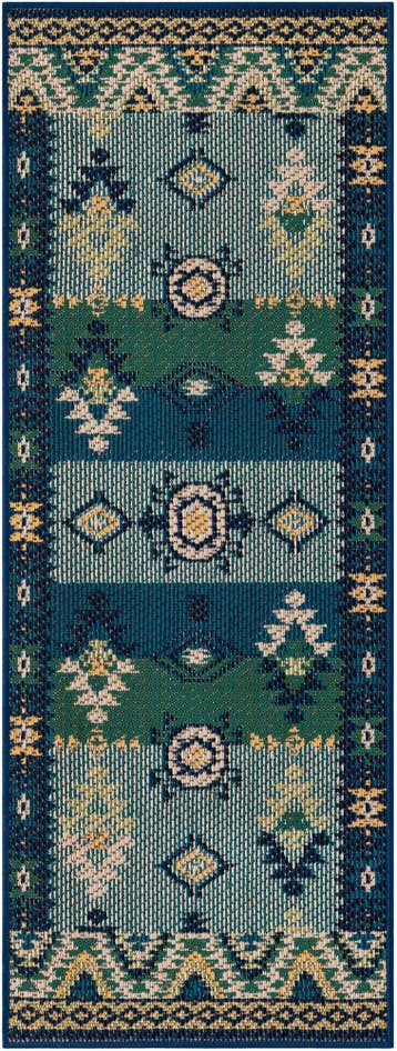 Detail image of 2' x 5' Easy-Clean Baja Indoor / Outdoor Runner Rug