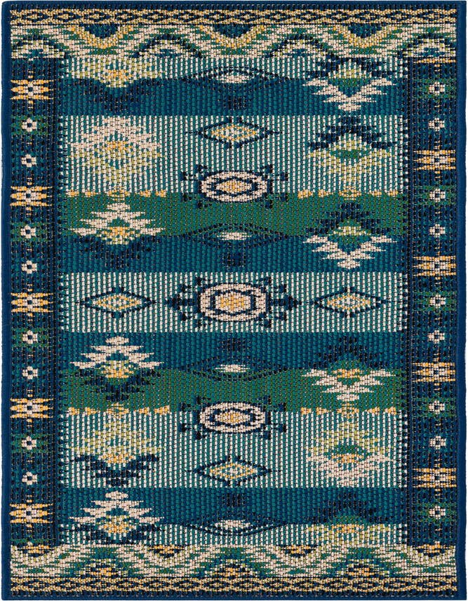 Detail image of 2' x 6' Easy-Clean Baja Indoor / Outdoor Runner Rug