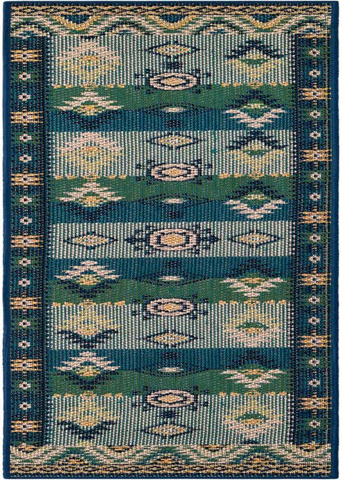 2' x 8' Easy-Clean Baja Indoor / Outdoor Runner Rug