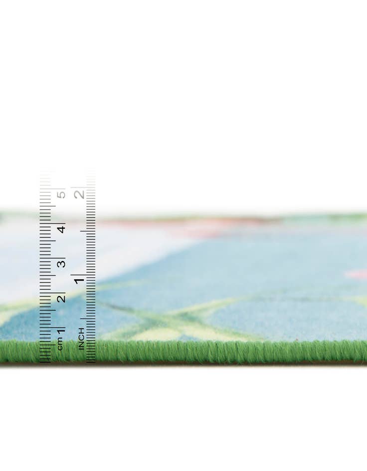 Detail image of 2' x 6' 1 Easy-Clean Jill Zarin Caribbean Indoor / Outdoor Runner Rug