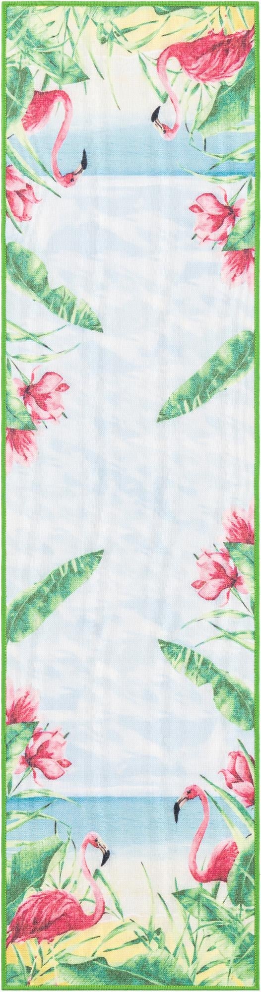 2' x 8'  Washable Jill Zarin Caribbean Indoor / Outdoor Runner Rug