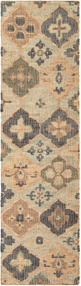 Detail image of 2' 7 x 10' Hand Woven Kala Handwoven Jute Runner Rug