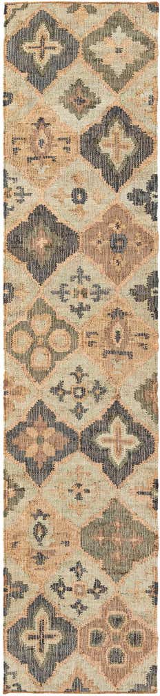 2' 7 x 12' Hand Woven Kala Handwoven Jute Runner Rug