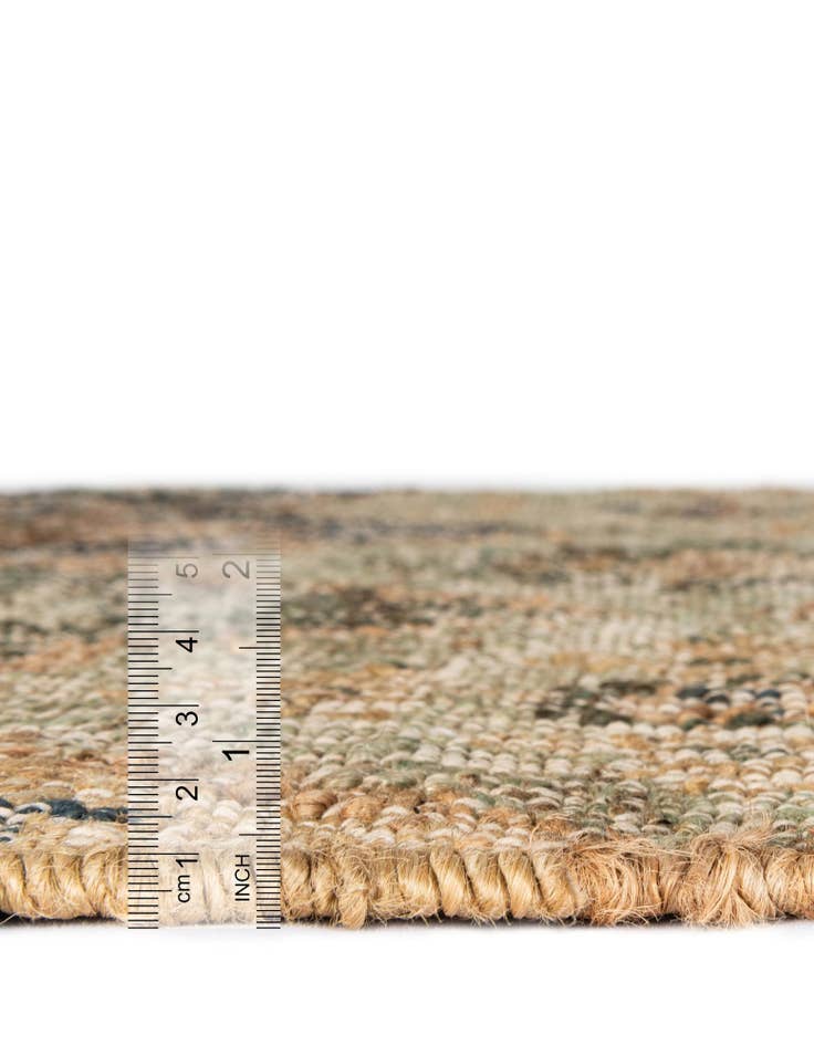 Detail image of 2' x 6' 1  Hand Woven Kala Handwoven Jute Runner Rug