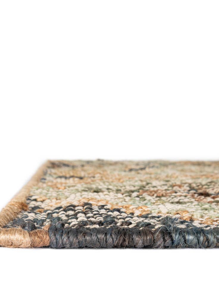 Detail image of 2' x 6' 1 Hand Woven Kala Handwoven Jute Runner Rug