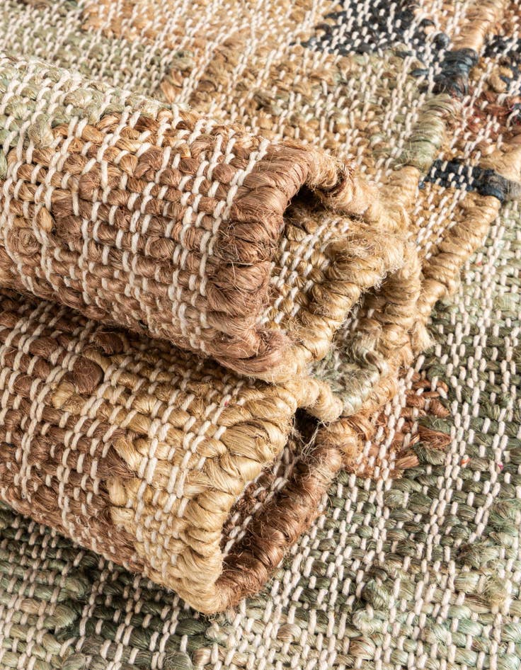Detail image of 2' 7 x 12' Hand Woven Kala Handwoven Jute Runner Rug