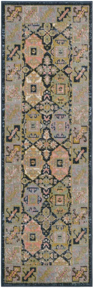 Detail image of 2' x 6' Kamala Washable Runner Rug