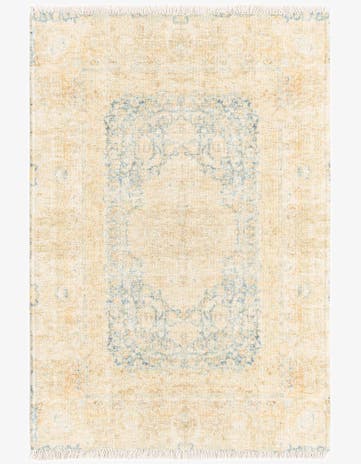 Blue and Ivory Boutique Rug