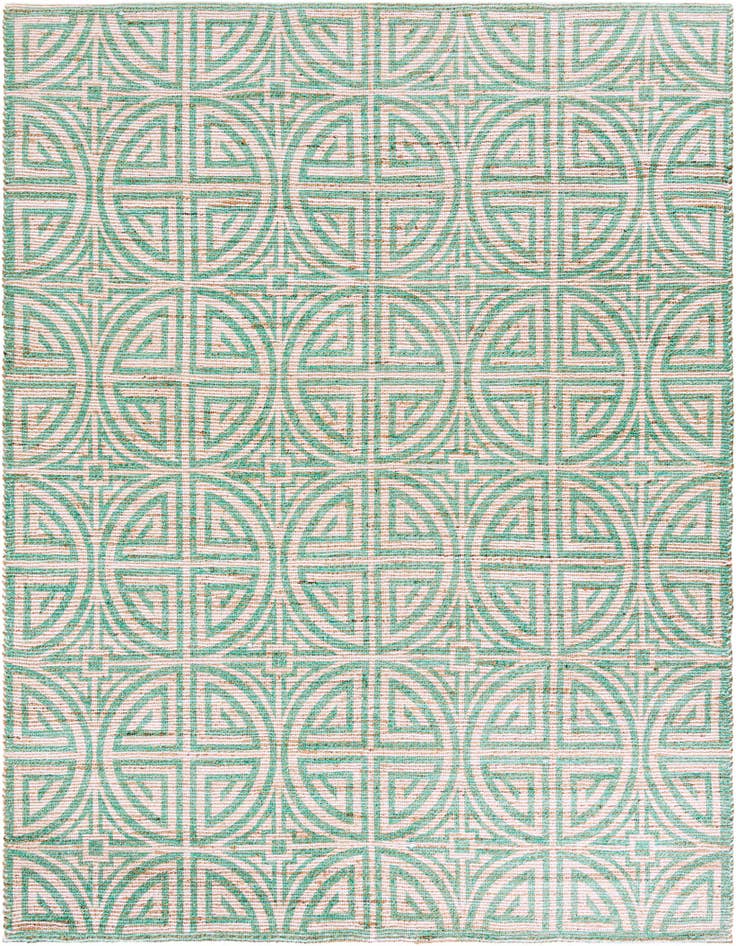 Detail image of 7' 10 x 10' Hand Woven Chenille Jute Rug