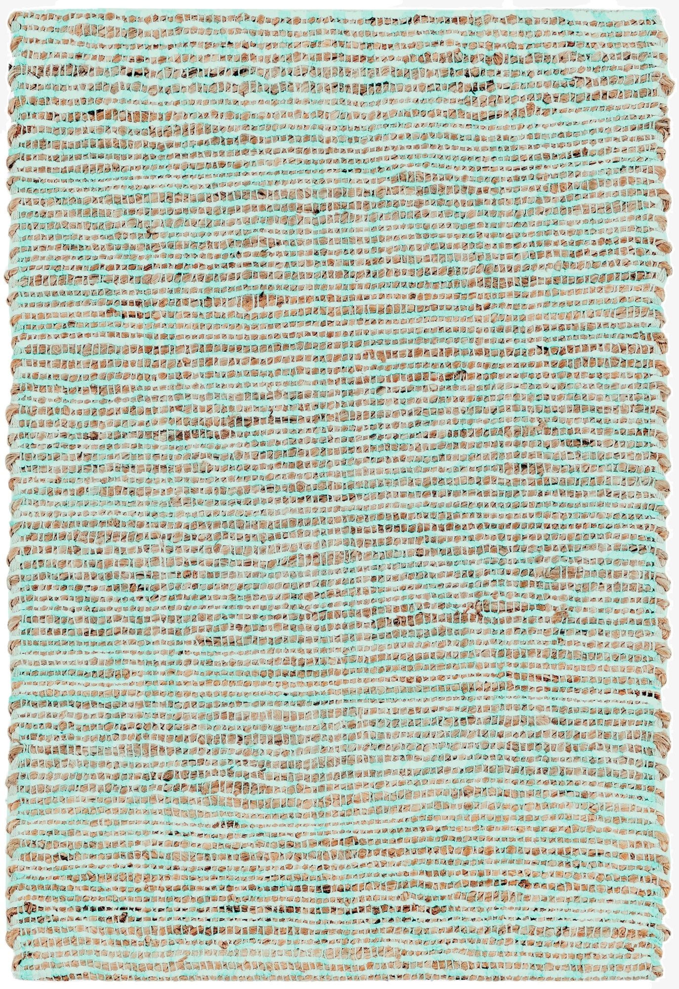 2' x 3' 1  Hand Woven Chenille Jute Rug