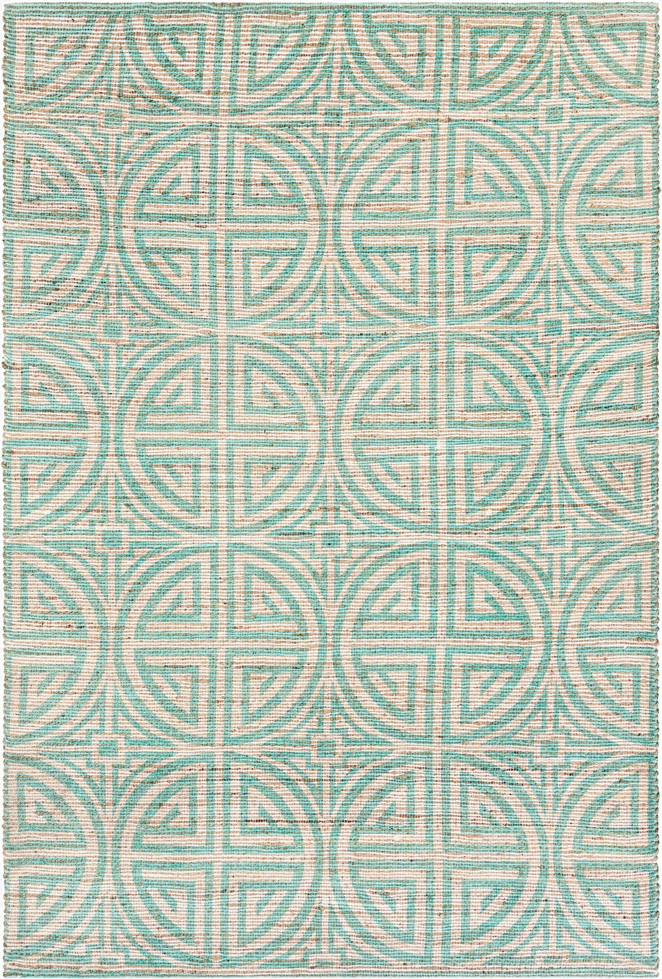 6' 1 x 9'  Hand Woven Chenille Jute Rug