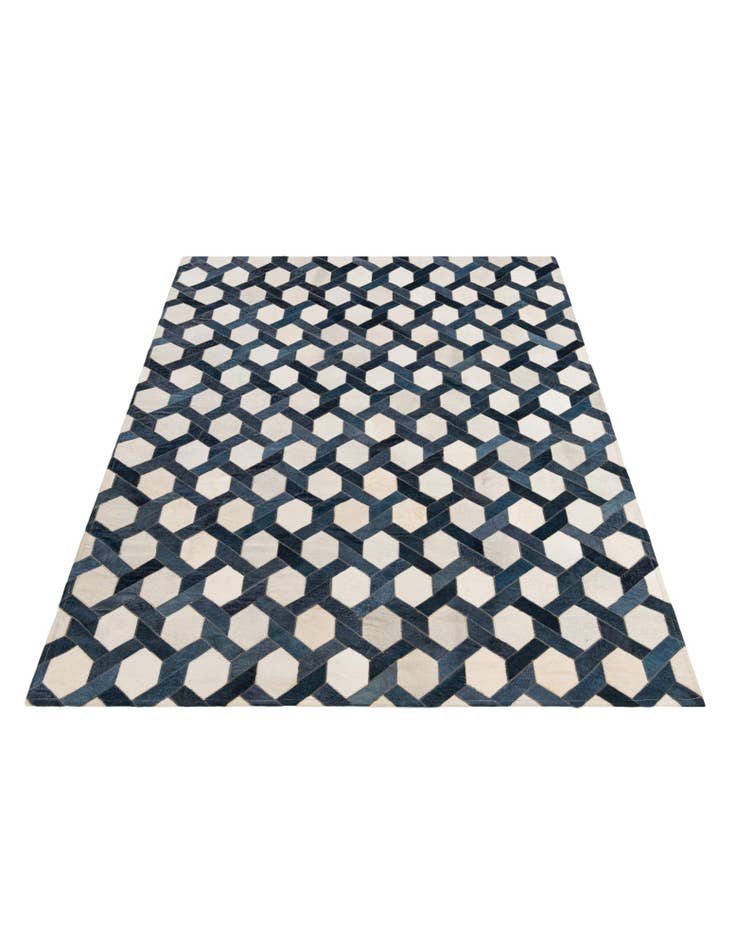 Detail image of 5' x 7' 11 Cowhide - Patchwork Rug