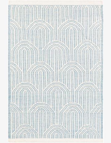 4' 1 x 6' 2 Hand Knotted Jill Zarin Dorset Rug