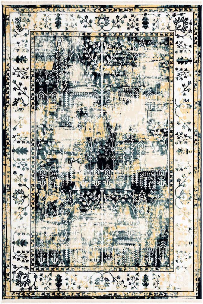5' 3 x 8' Nain Design Rug