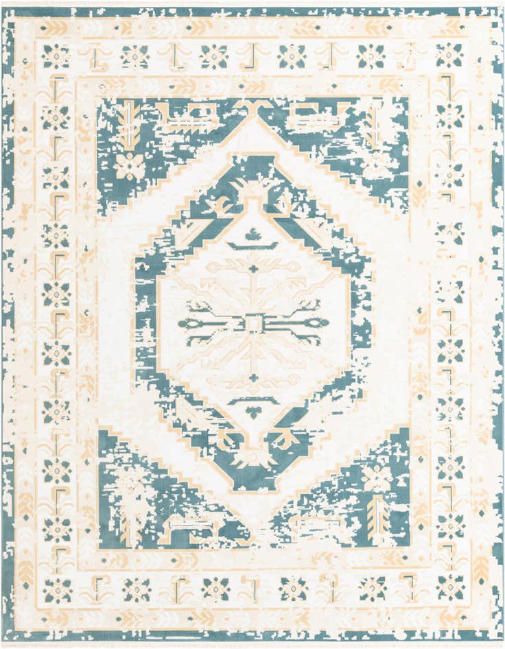 Detail image of 7' 10 x 10' Nain Design Rug