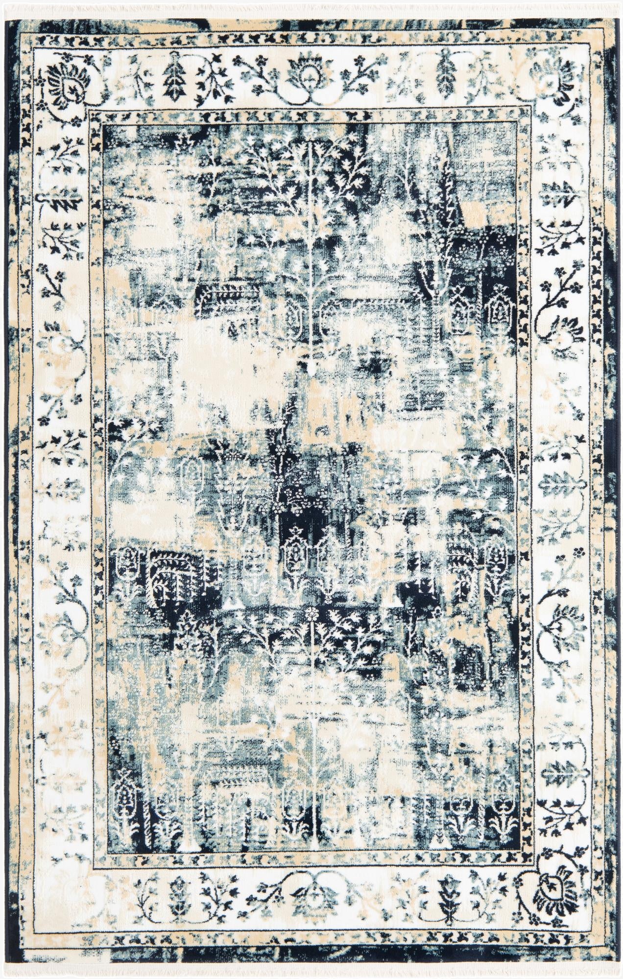 4' x 6' Nain Design Rug
