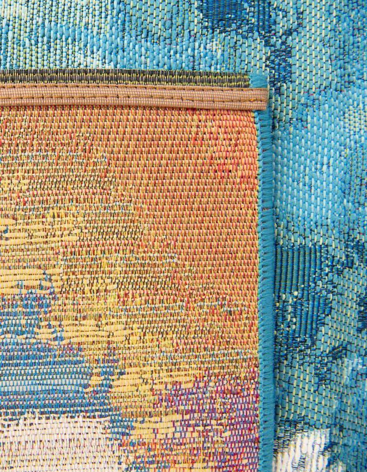 Detail image of 9' x 12' Easy-Clean Modern Indoor / Outdoor Rug