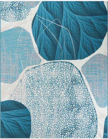 7' 10 x 10' Easy-Clean Modern Indoor / Outdoor Rug