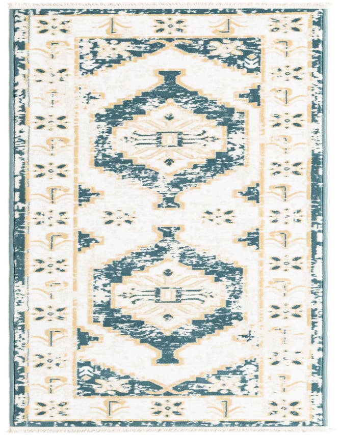 Detail image of 2' x 6' Nain Design Runner Rug