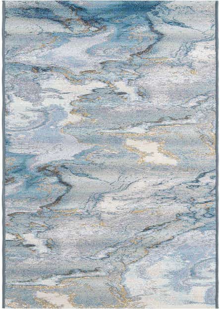 2' 7 x 12' Easy-Clean Modern Indoor / Outdoor Runner Rug