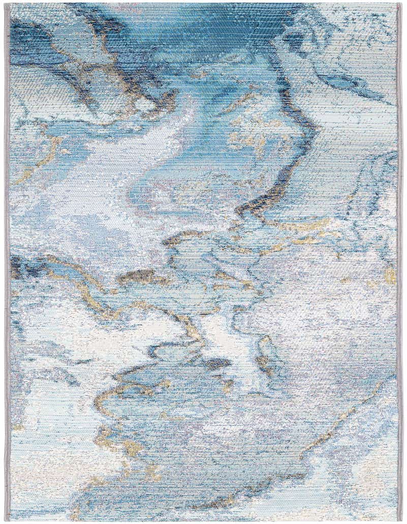 2' x 5' Easy-Clean Modern Indoor / Outdoor Runner Rug
